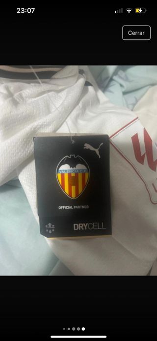 Camiseta Valencia CF firmada Talla L