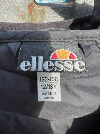 Abrigo ELLESSE Negro Degradado Talla 12/14 años