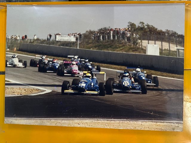 Cuadro de carreras de coches