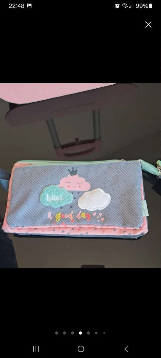 Mochila Enso con estuche y carro