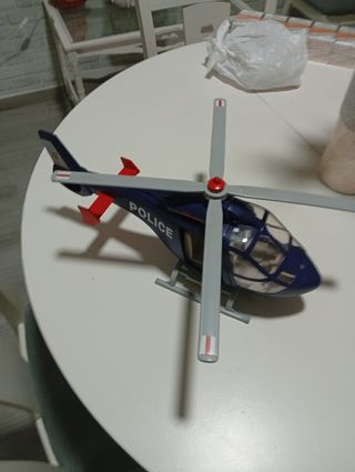 Helicóptero Policía Playmobil y avioneta