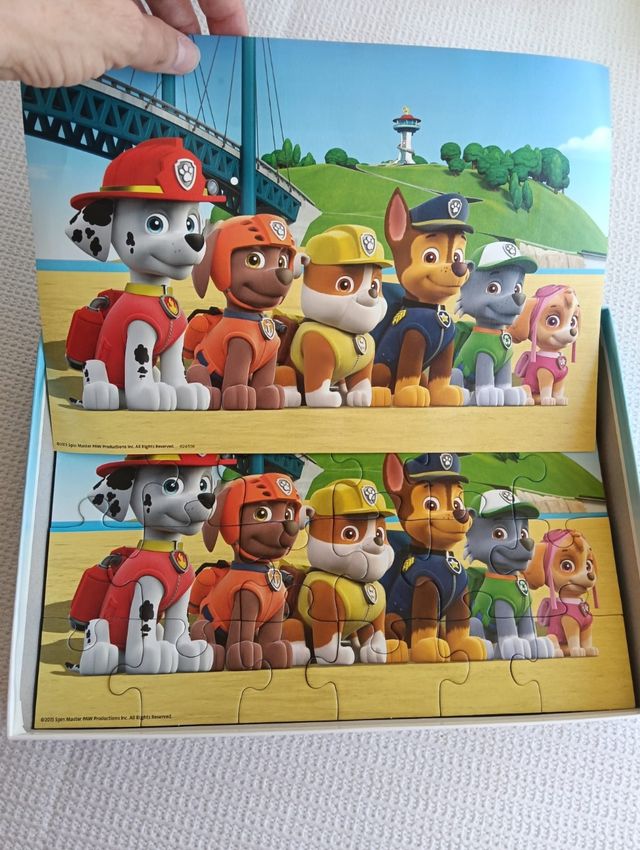 Puzzle Patrulla Canina Ravensburger 2x24 piezas