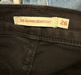 Jeans Levi's 315 Bootcut Neri