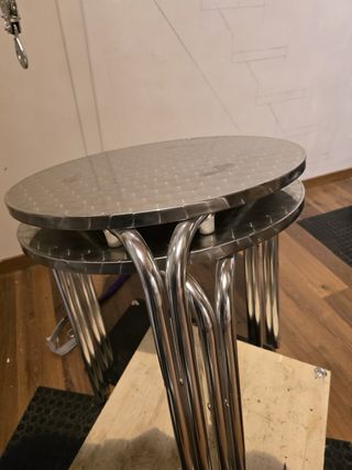 Mesas de aluminio para terraza