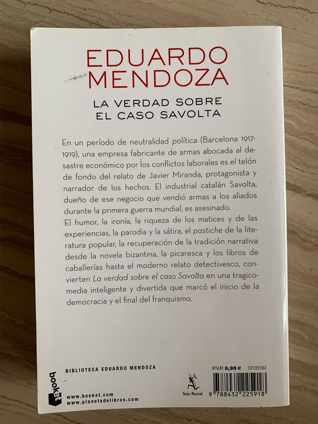 La verdad sobre el caso Savolta (Spanish Edition)
