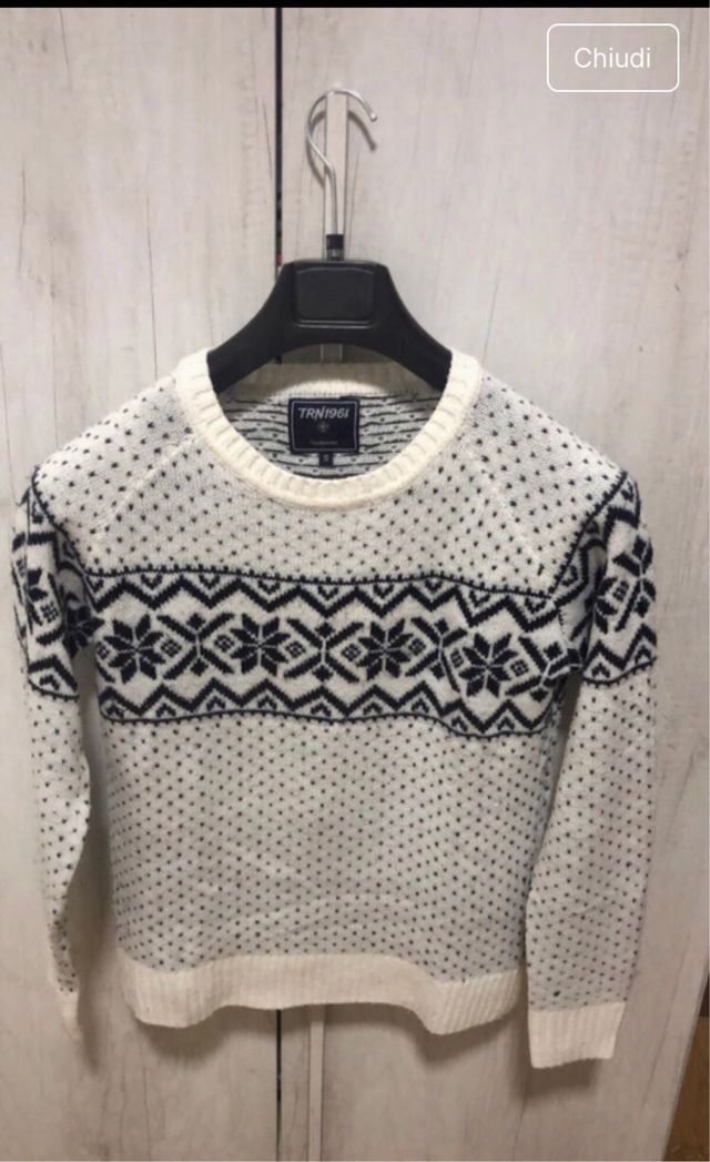 Completo uomo bianco e nero