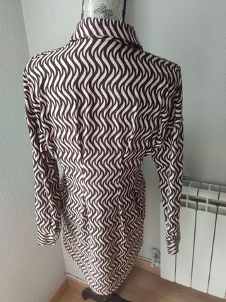 Vestido print ondas Inside