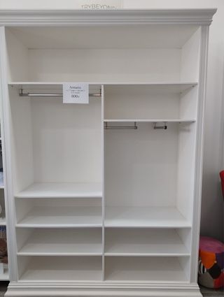 Armario blanco madera maciza