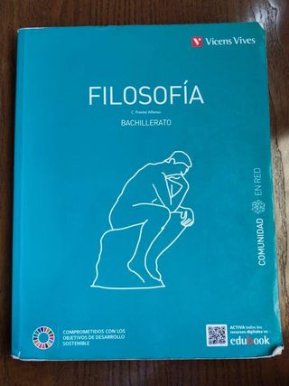 Libro de Filosofía de primero de bachillerato