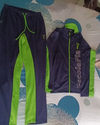 Chándal Escola Pia Azul y Verde