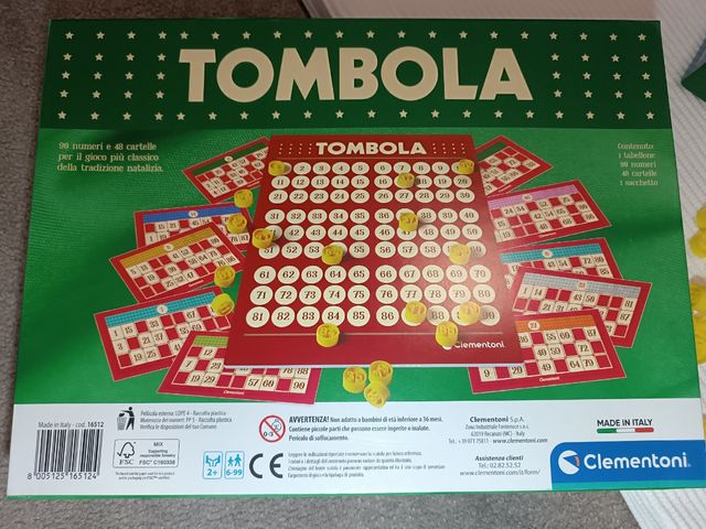 Tombola Clementoni - 48 Cartelle