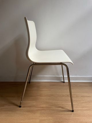 4 Sillas Erland Ikea Blancas