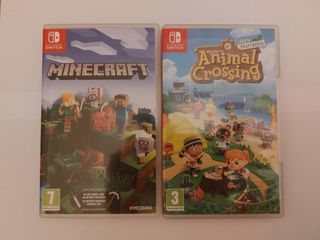 Pack 2 Juegos Nintendo Switch: Minecraft y Animal