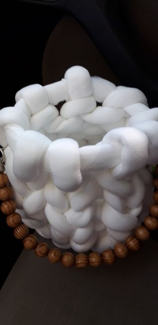 Mini borsa marshmallow fatta a mano