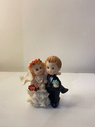 Figurita de novios para tarta
