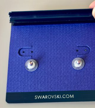 Pendientes Swarovski Plata Sin Estrenar