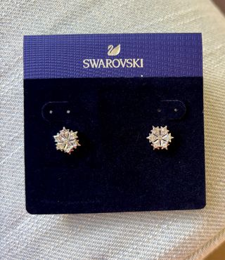 Pendientes Swarovski Plata Sin Estrenar