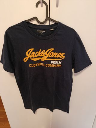 Camiseta Jack & Jones Azul Talla S
