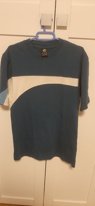 Camiseta Vintage Reebok Azul y Blanca