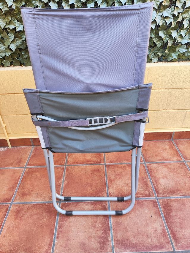 Sedia da spiaggia robusta grigia ACCETTO UN'OFFERTA