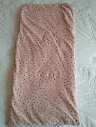 Saco bebé Zara Home rosa lunares