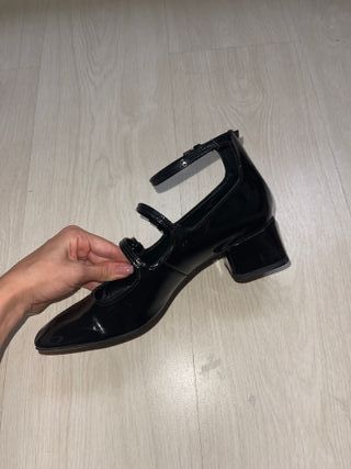 Zapatos Zara Negros Charol