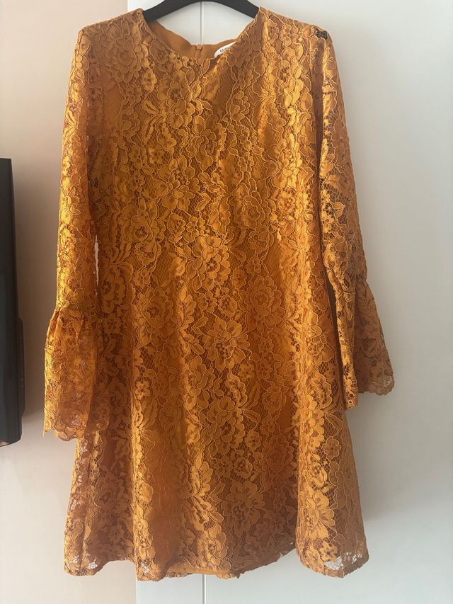 Vestido de encaje talla L