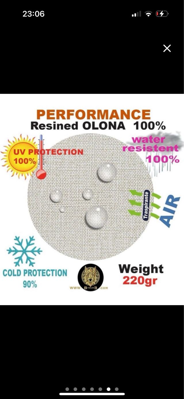 4 Cortinas Lino Beige Exterior/Interior UV