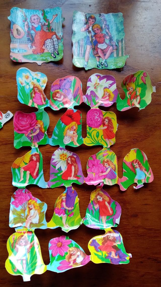 Estampitas/Cromos de la mano