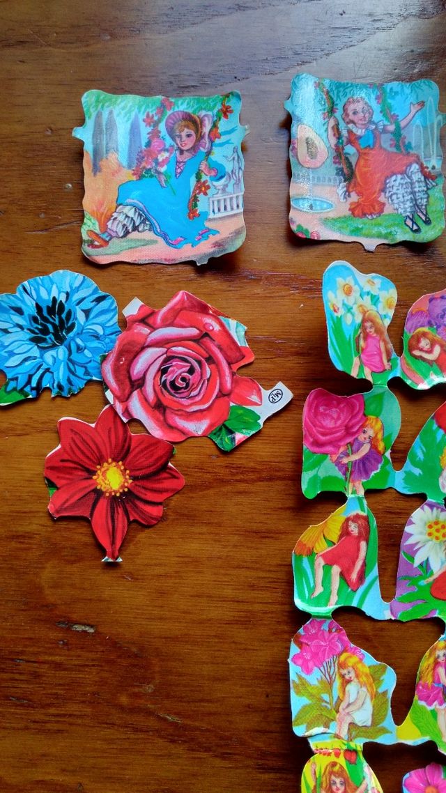 Estampitas/Cromos de la mano