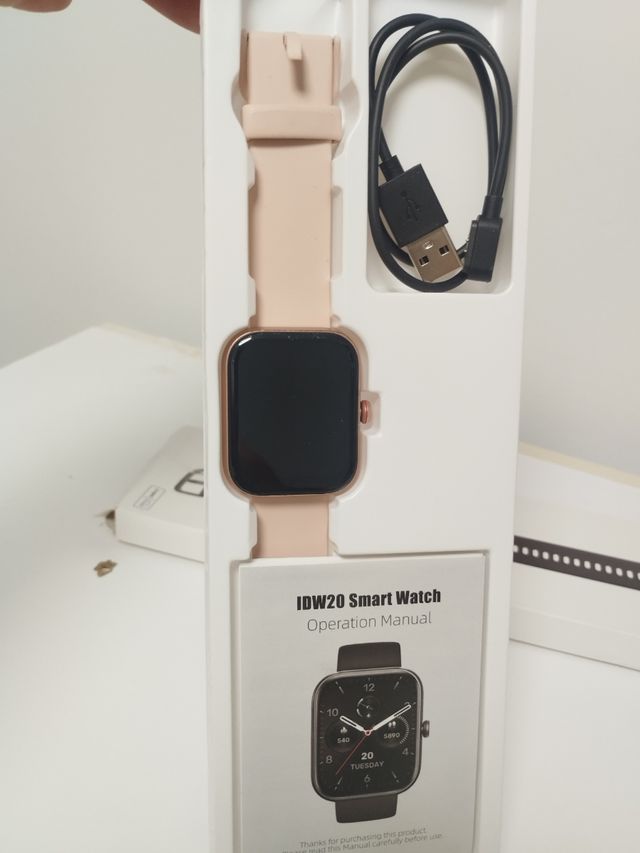 Smartwatch Negro y Rosa