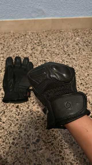 Guantes de moto negros