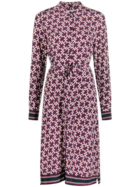 Vestido Tommy Hilfiger Morado/Rojo