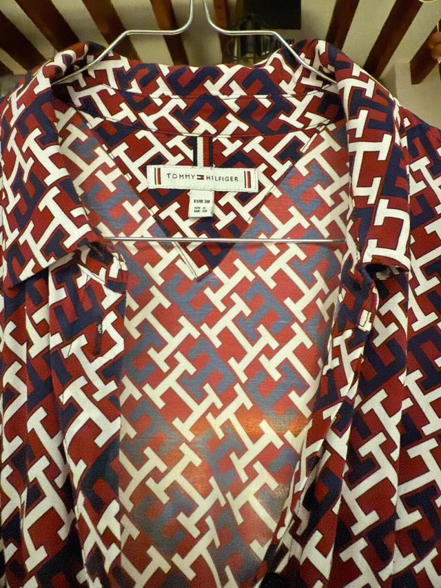 Vestido Tommy Hilfiger Morado/Rojo