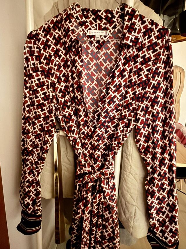 Vestido Tommy Hilfiger Morado/Rojo