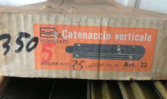 Catenaccio Verticale Comunello 35cm Metallizzato