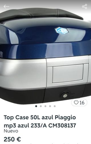 Baúl - Top Case Piaggio