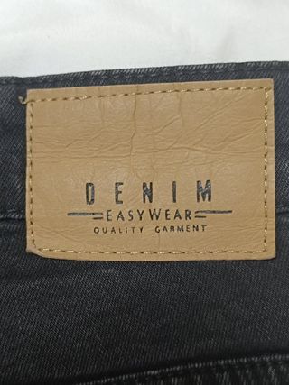 Pantalones vaqueros hombre talla 40 negros