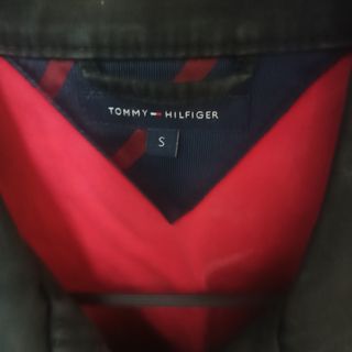 Gabardina Tommy Hilfiger Negra Original