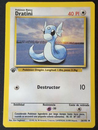Dratini 26/102 Base Set 1ª Edición Español