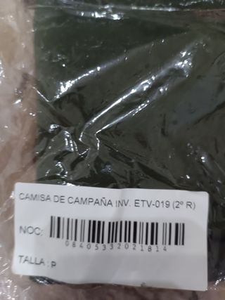 Camisa de campaña Polartec