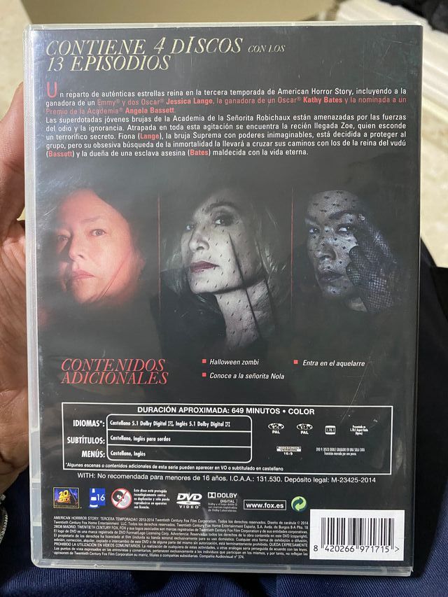 American Horror Story Coven Temporada 3 DVD