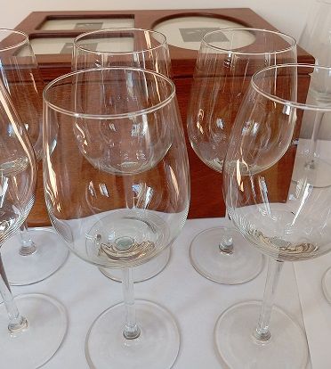 Copas de vino de cristal