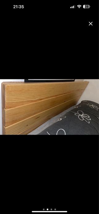 Estructura cama madera