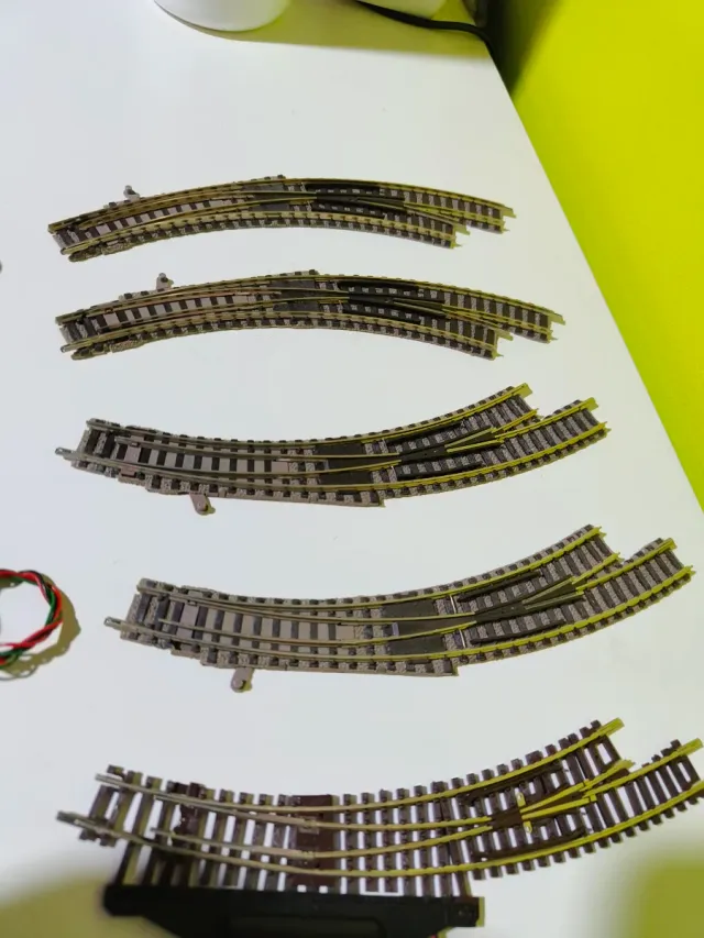 Desvios curvos Fleischmann piccolo escala N