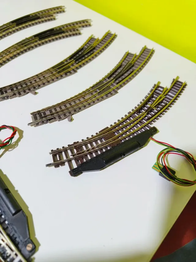 Desvios curvos Fleischmann piccolo escala N