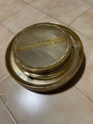 Lámpara Plafón Dorada 30cm