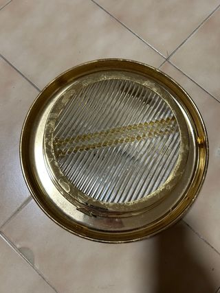 Lámpara Plafón Dorada 30cm