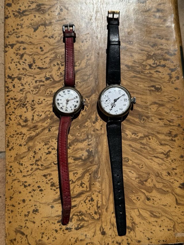 2 Relojes Tipo Trinchera