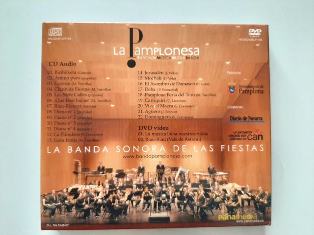 CD La Pamplonesa - Banda de Música